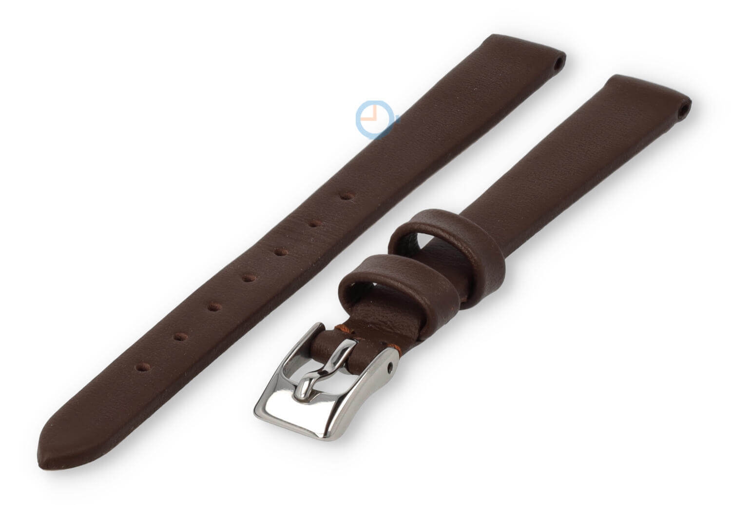 Nahtloses und glattes Uhrenarmband 8mm - dunkelbraun