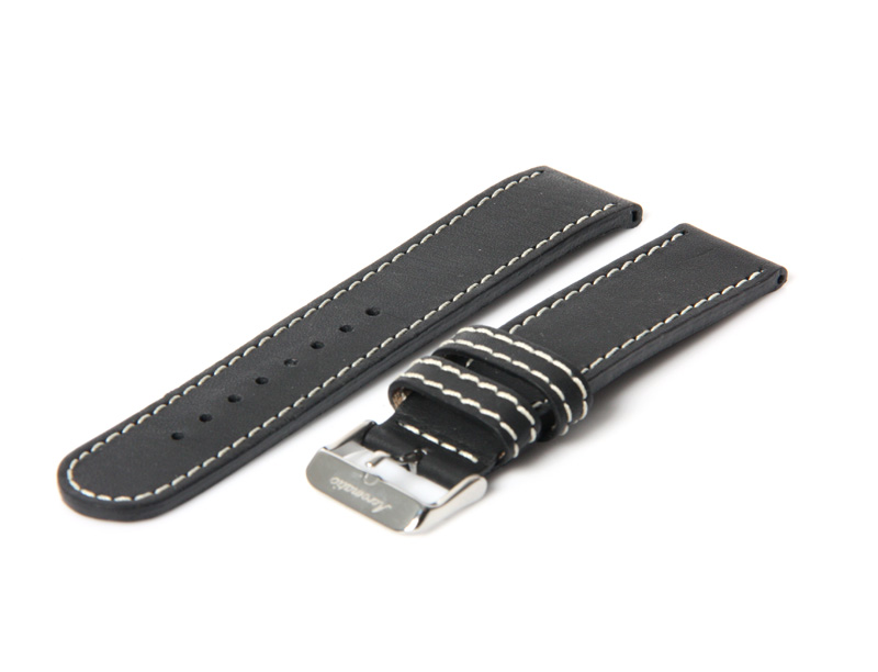 Aeromatic Uhrenarmband Schwarz 20 mm