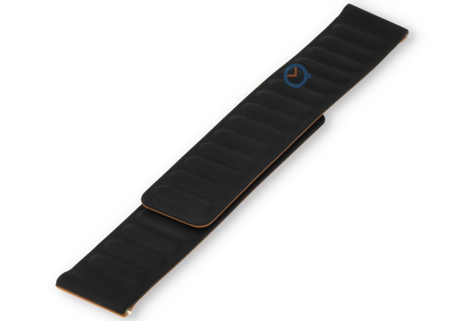 Flexibeles Band mit Magnet - 20mm - schwarz