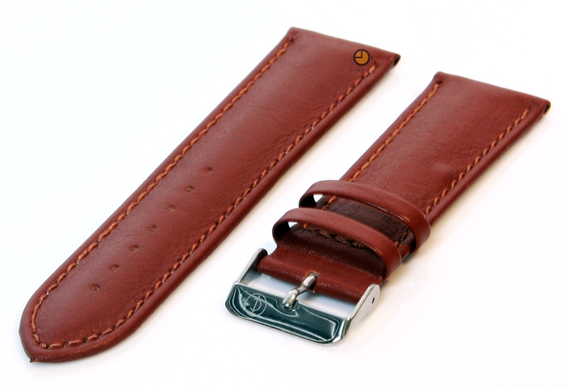 Uhrenarmband 22mm Braun Leder