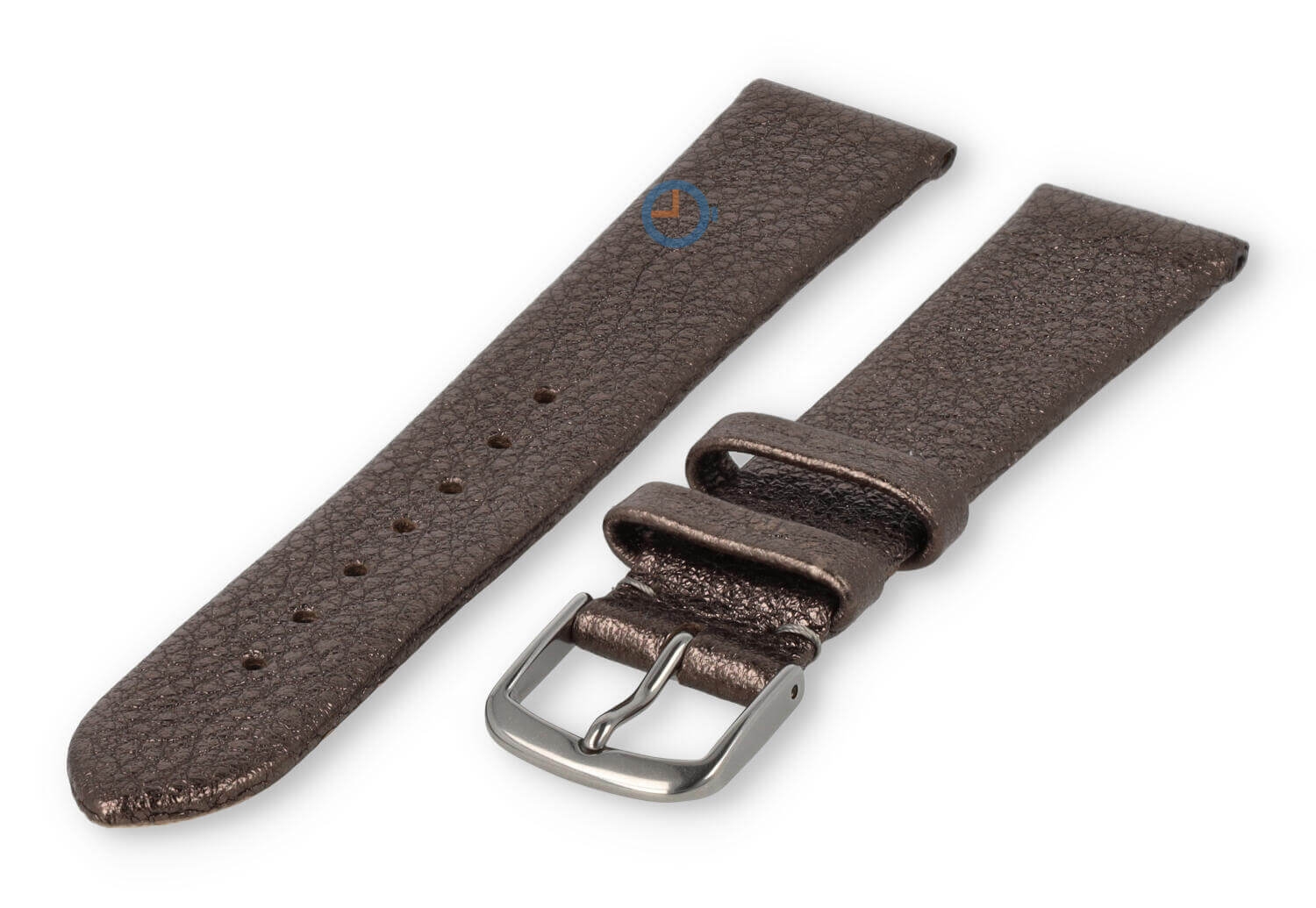 Nahtloses Uhrenarmband 18mm - bronze mit glanz