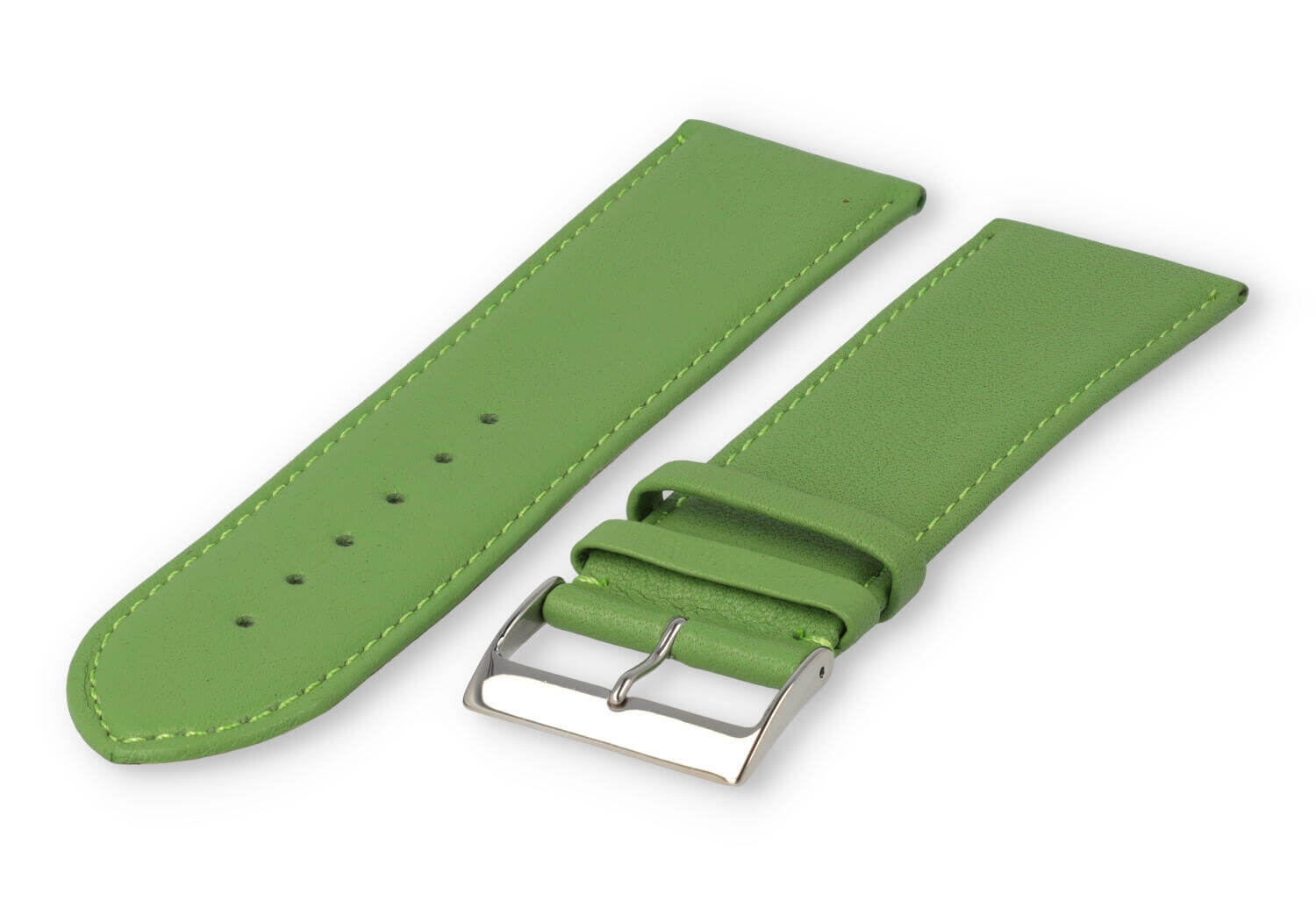 XL glatt Lederband - 28mm - Apfelgrün