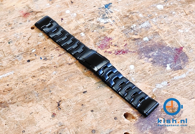 Garmin Fenix 7X horlogeband titanium - zwart