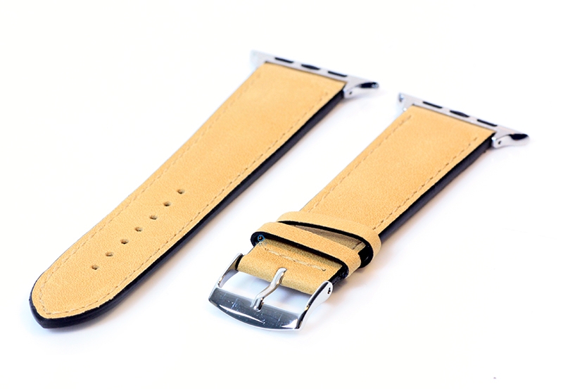Apple Uhrenarmband Kalbsleder honiggelb - 44/45/46/49mm