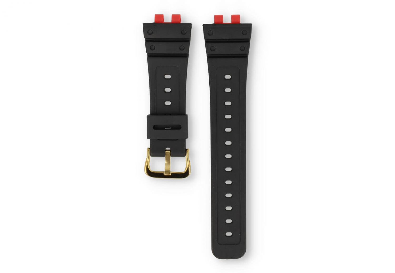 Casio G-Shock GMW-B5000 Uhrenarmband Silikon-schwarz/gold
