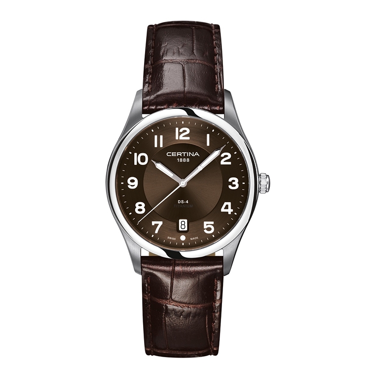Certina Band C0224101629000A 20/18mm braun Leder ohne Schließe