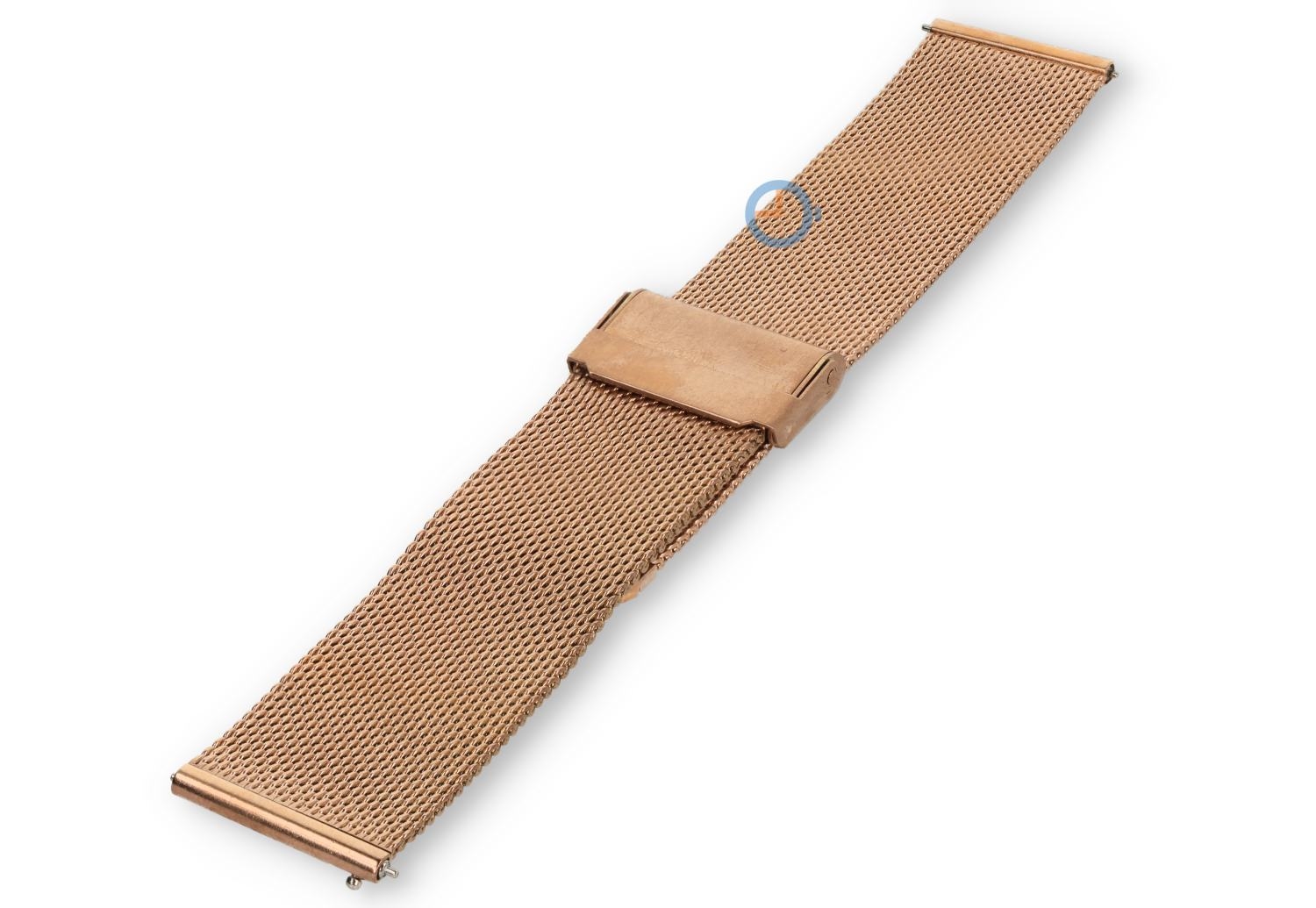Mailänder Band mit Quick Switch - 22mm - roségold