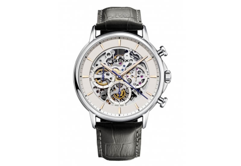 Edox Les Vauberts 10236 Uhrenarmband schwarz