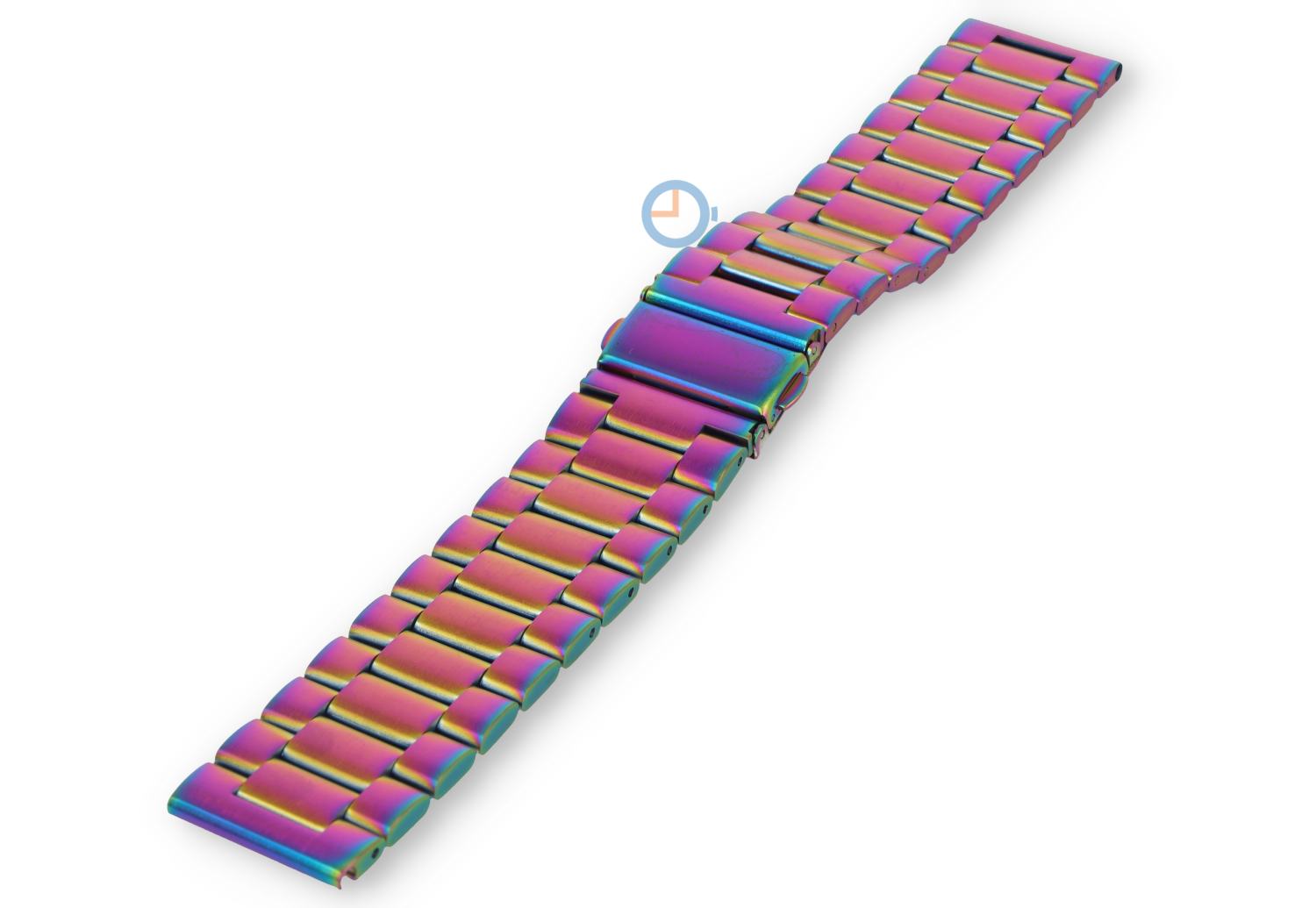 Uhrenarmband 22mm matt Stahl - Öl