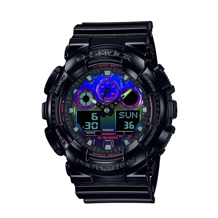 Uhrenarmband G-Shock GA-100RGB-1A