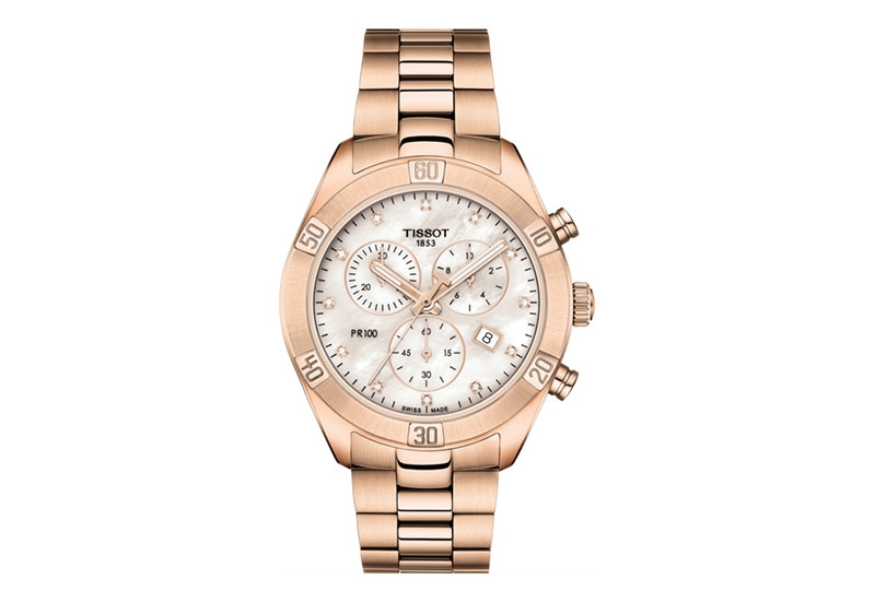 Tissot Uhrenarmband T1019173311600 roségold Stahl