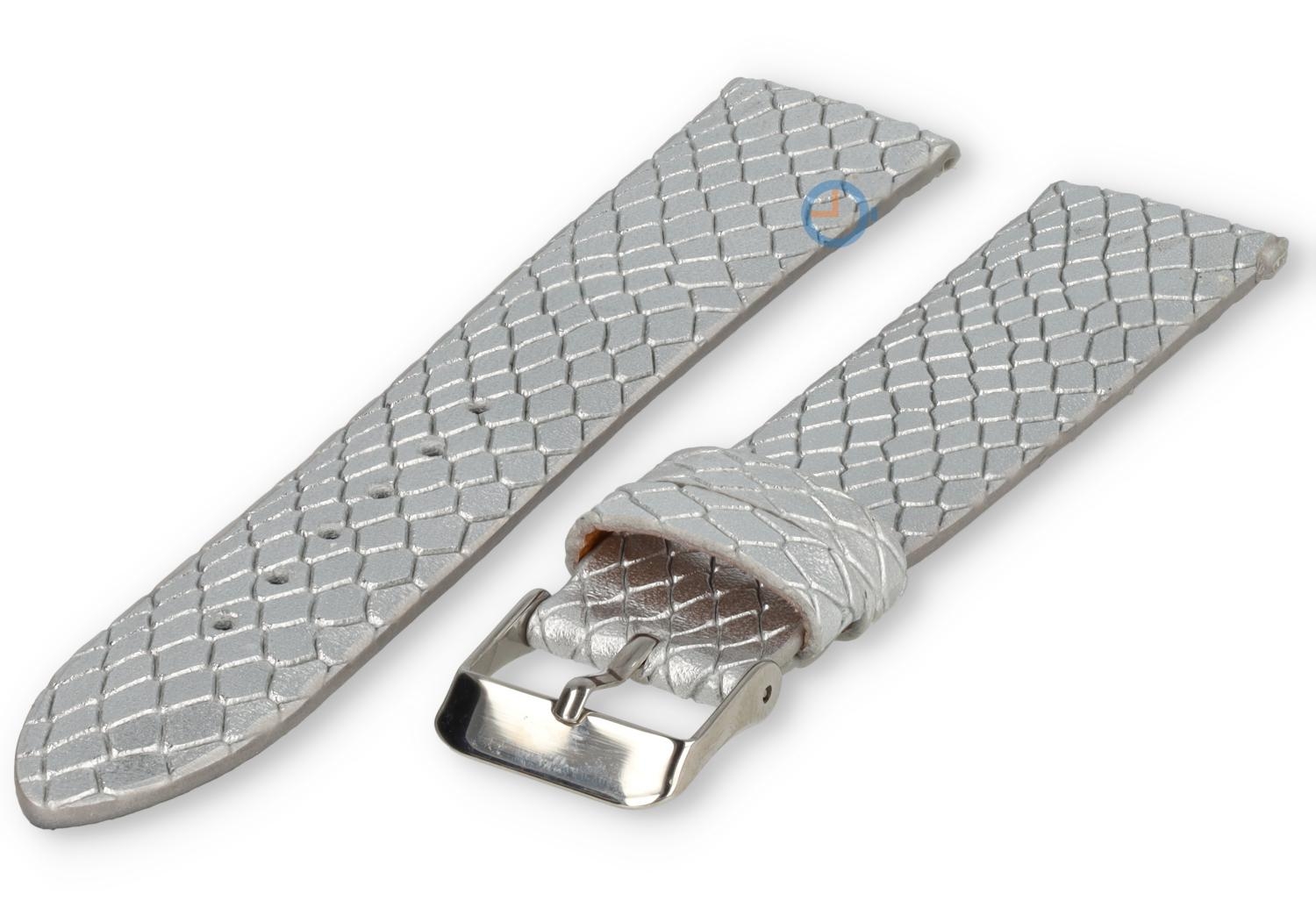 Alternatives Uhrenarmband für Violet Hamden - silver print - 22mm