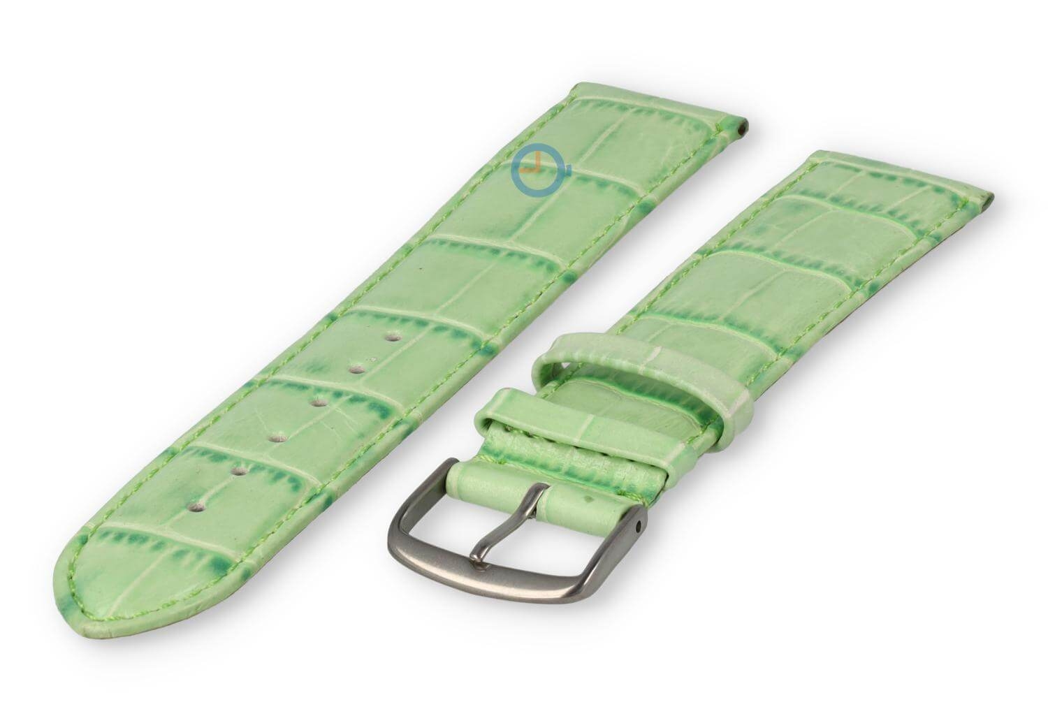 Leicht gepolstertes XL Uhrenarmband - 22mm - Apfelgrün