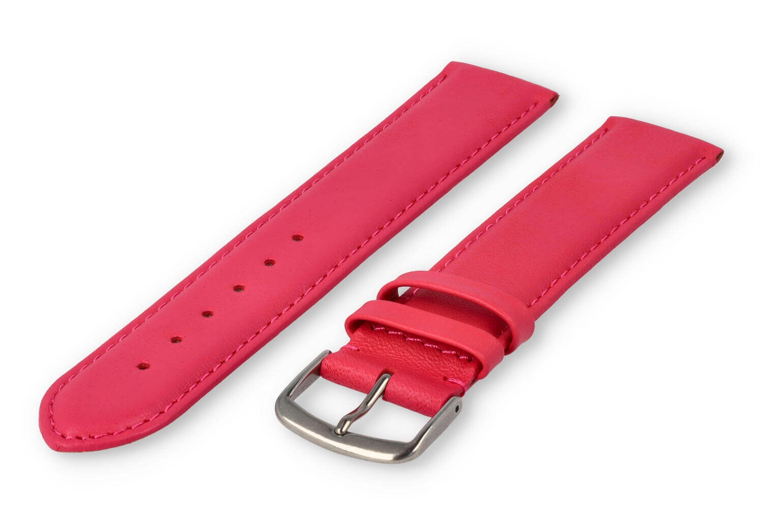 XL glatt Lederband - 20mm - rosa