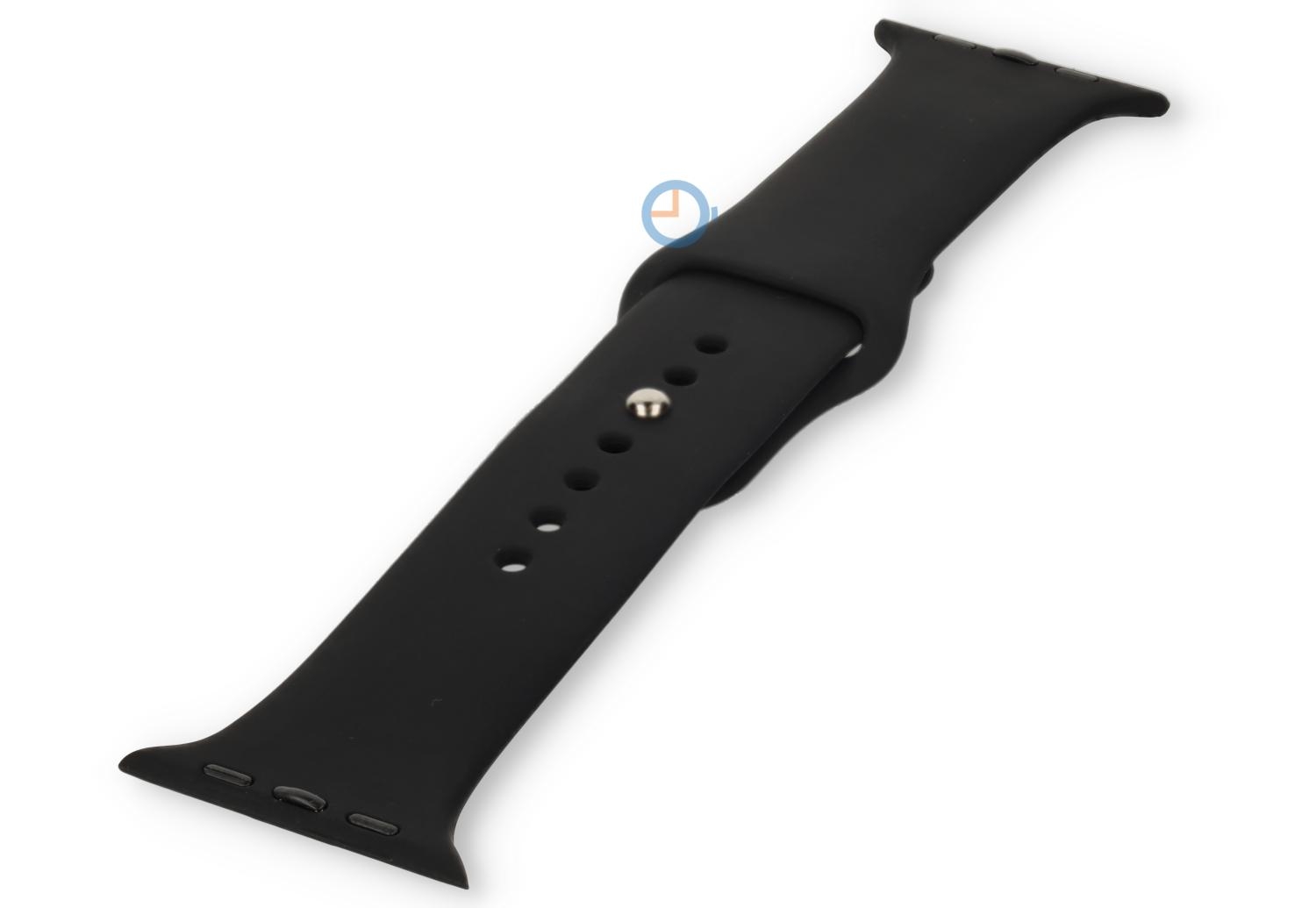 Apple Watch Band Silikon - Midnight Black - 38/40/41/42mm (M/L)