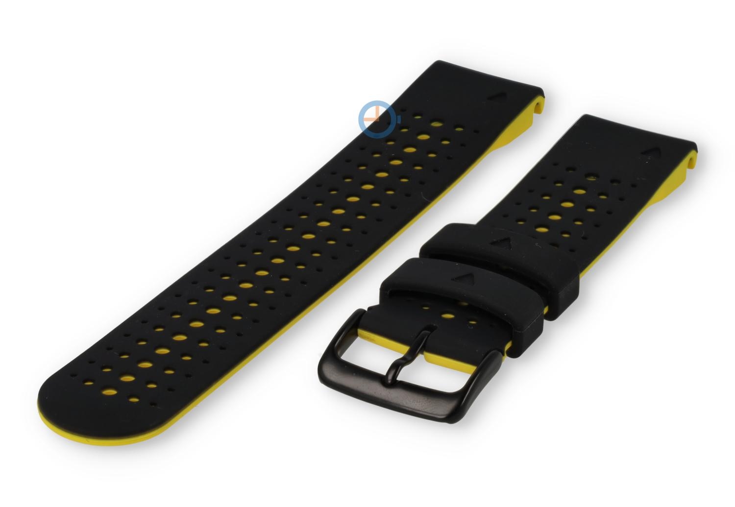QuickFit 22mm Band - Garmin Fenix 7 - schwarz/gelb