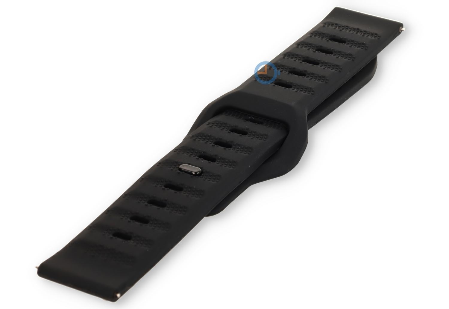 20mm Silikon Band - tuck under - black