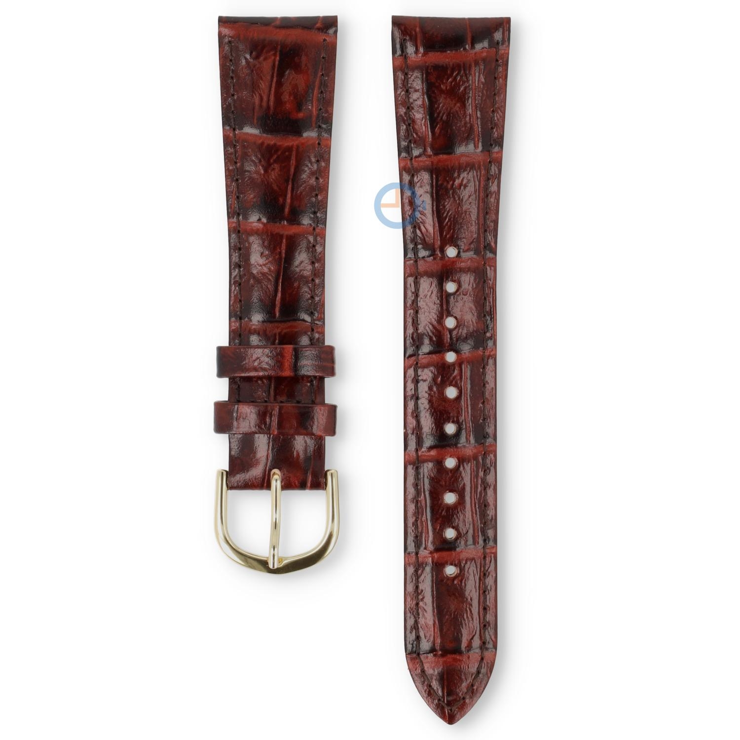 Universal 20mm bordeaux Leder Uhrenarmband - Pulsar