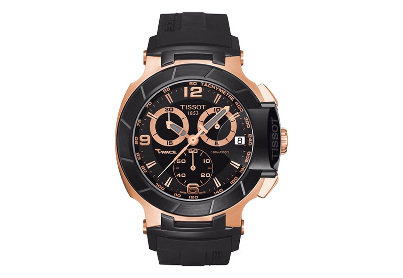 Tissot Uhrenarmband T0484172705706 schwarz Silikon
