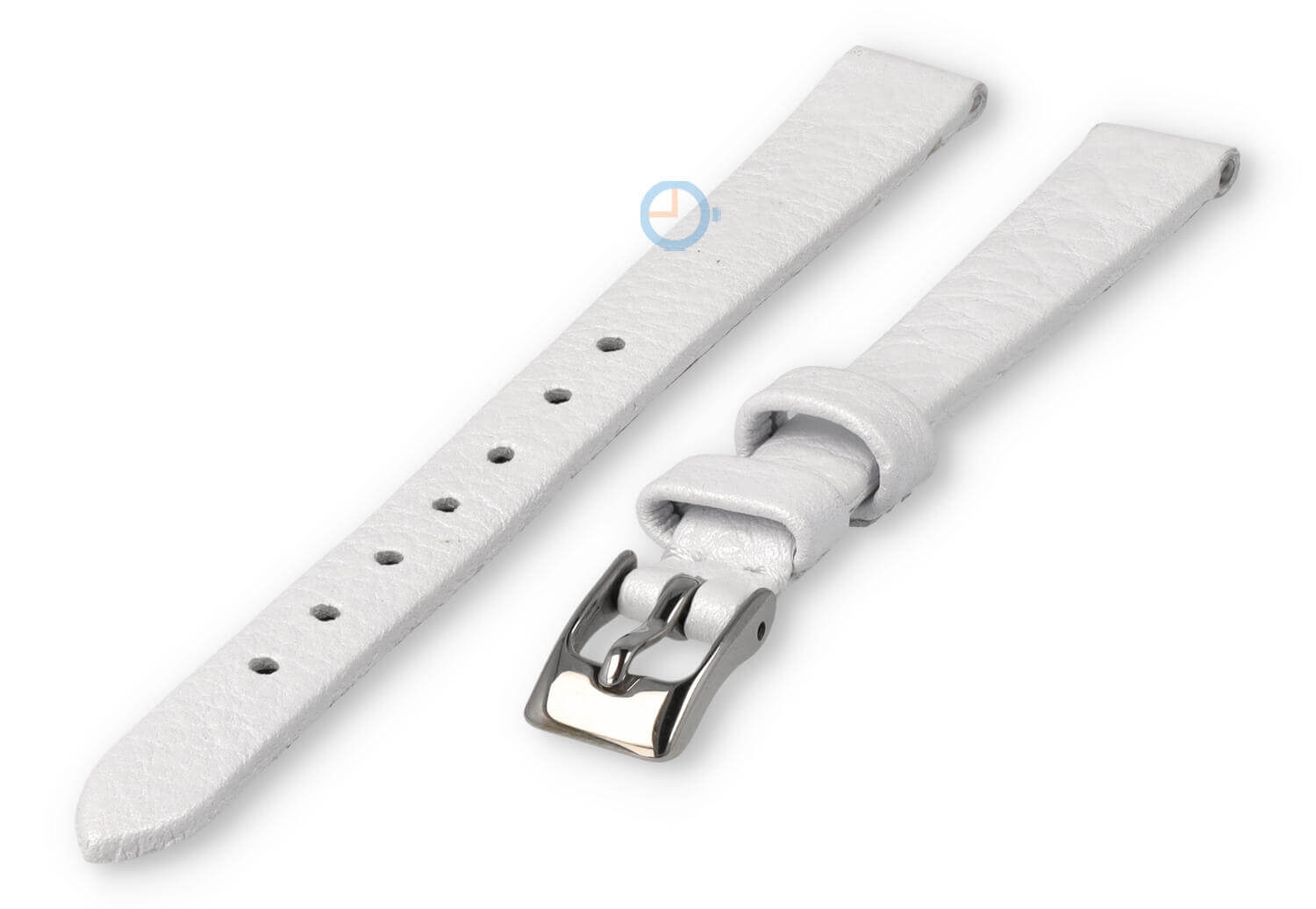 Nahtloses Uhrenarmband 8mm - Glänzend weiß