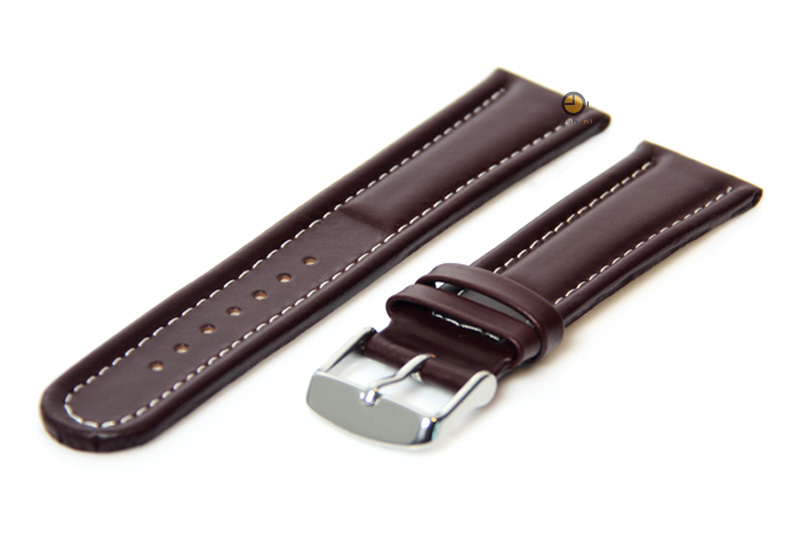 Uhrenarmband 18mm Braun Leder