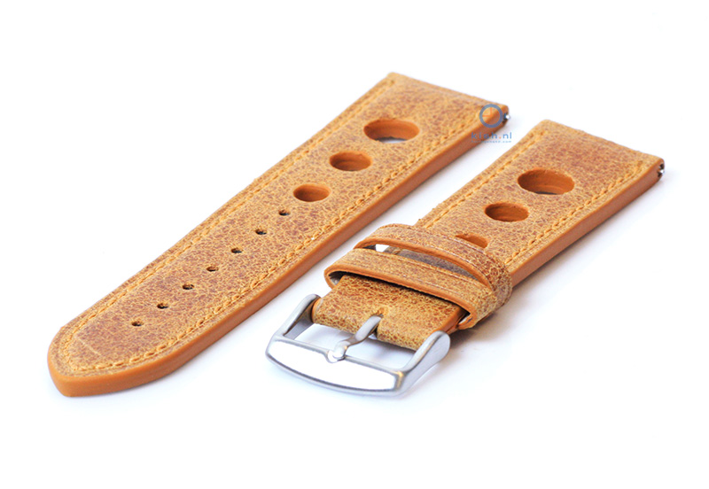 Rally Uhrenarmband 22mm hellbraun