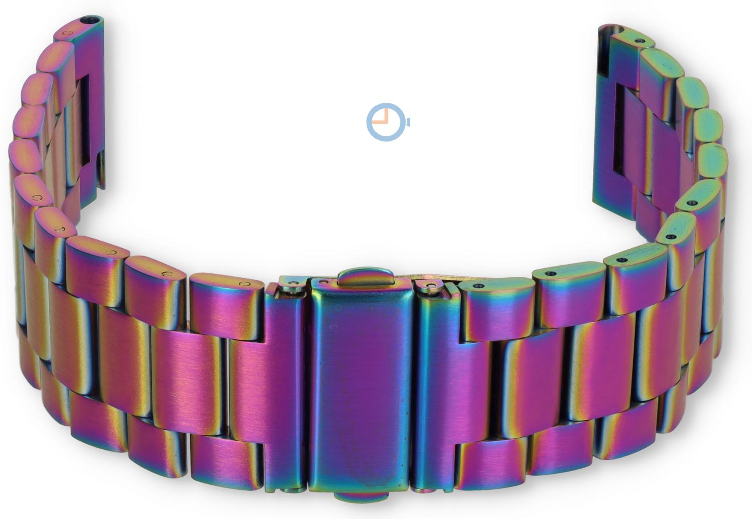 Uhrenarmband 22mm matt Stahl - Öl