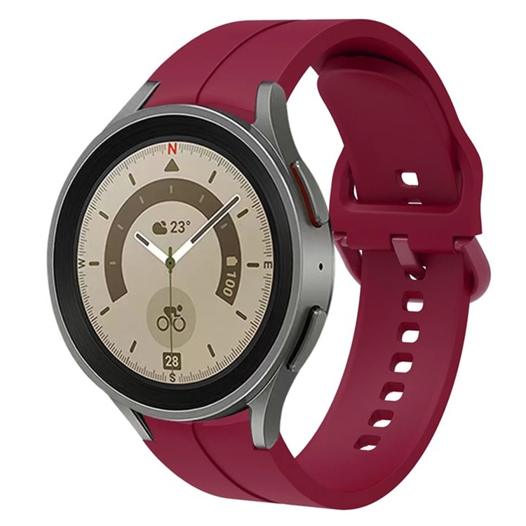 Galaxy Watch6 Silikon Band - bordeauxrot
