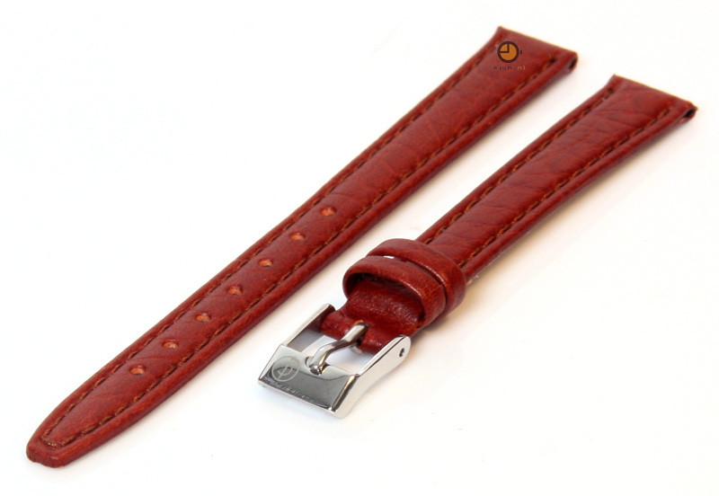 Uhrenarmband 12mm Hellbraun Büffelleder, extra lang