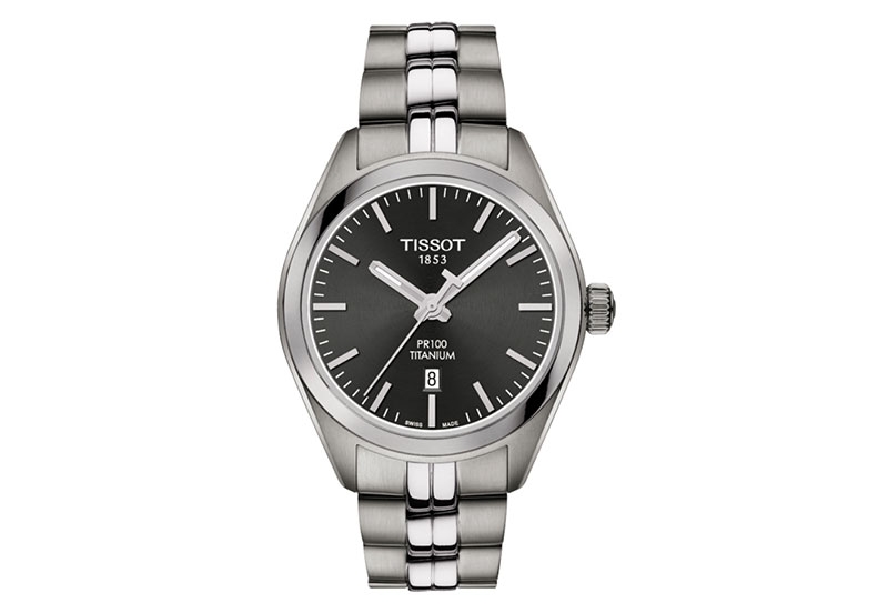 Tissot Uhrenarmband T1012104406100 Silber Stahl