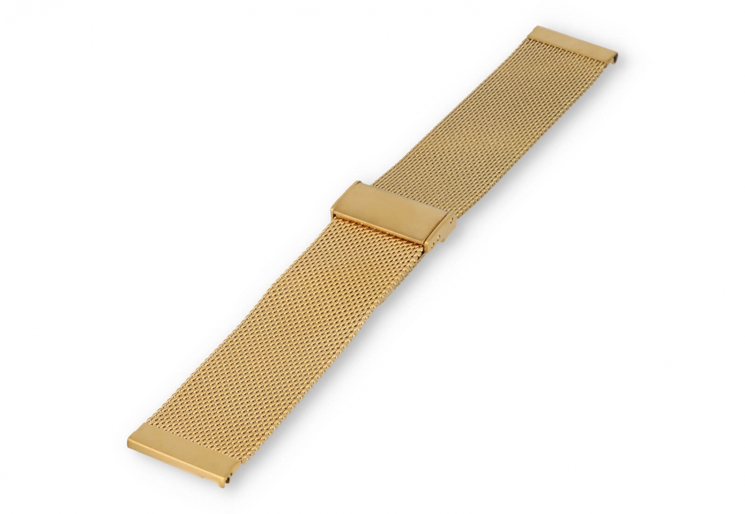 Horlogeband 22mm milanees goud - Quick Switch (FIJN)