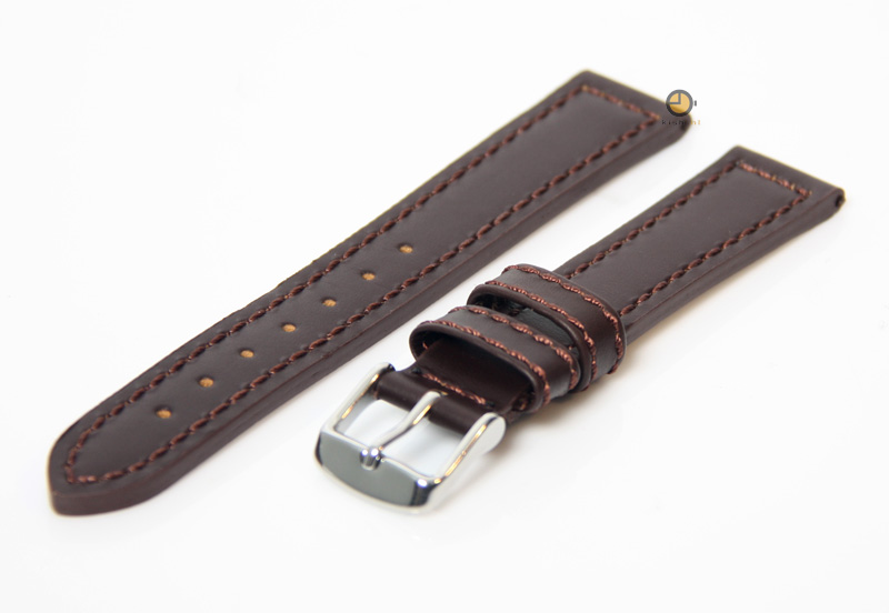 Uhrenarmband 18mm Braun Leder