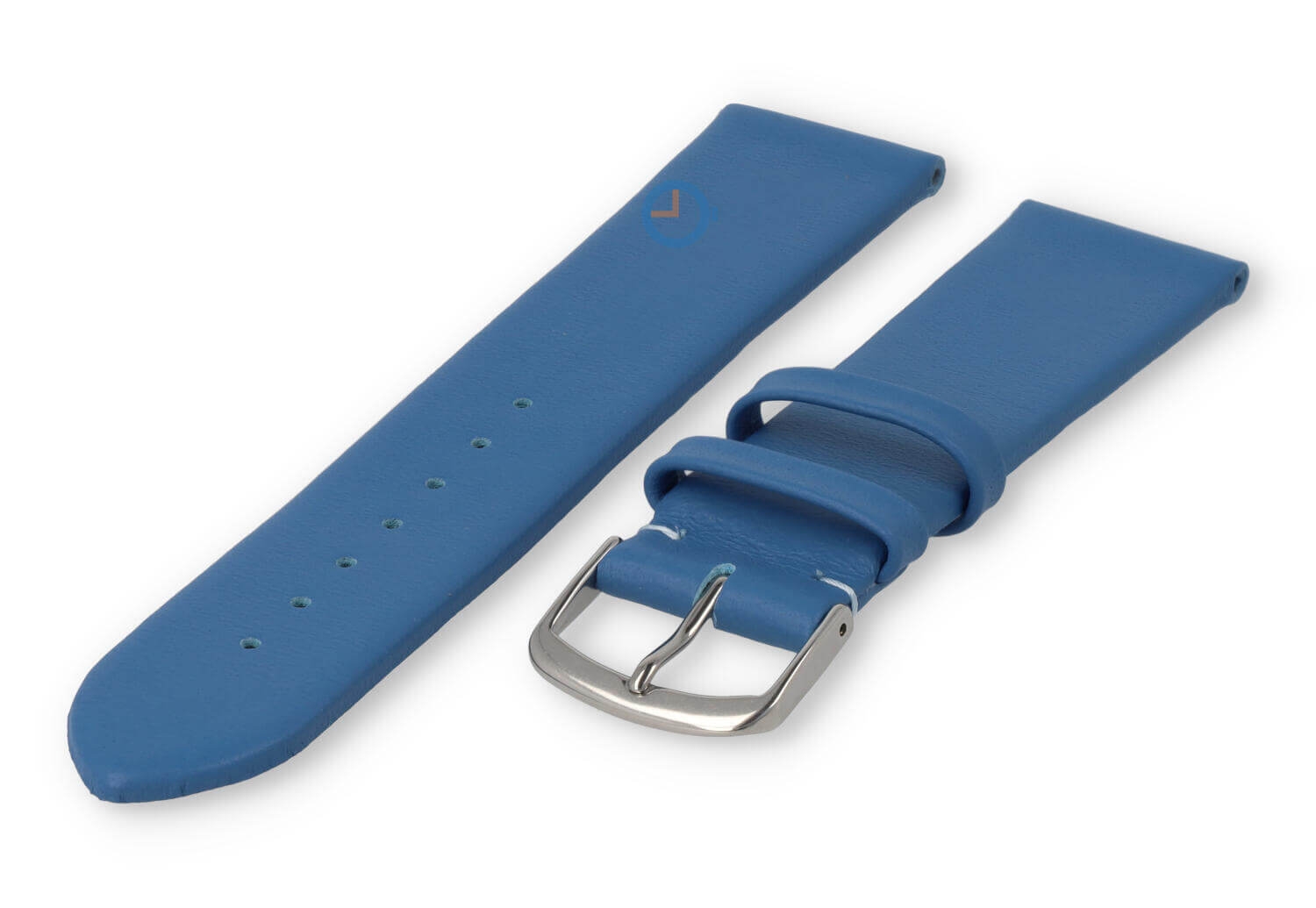 Nahtloses und glattes Uhrenarmband 22mm - seeblau