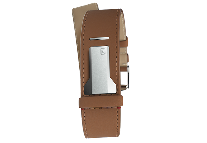 Klokers Uhrenarmband straight braun Leder