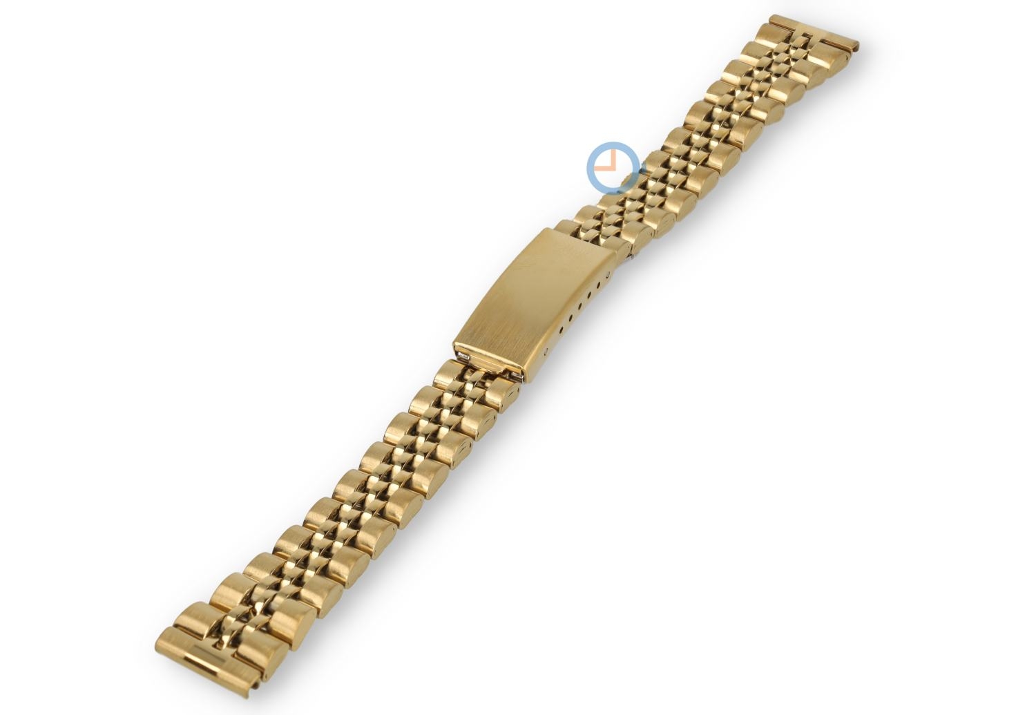 Uhrenarmband 14mm Stahl gold - glieder