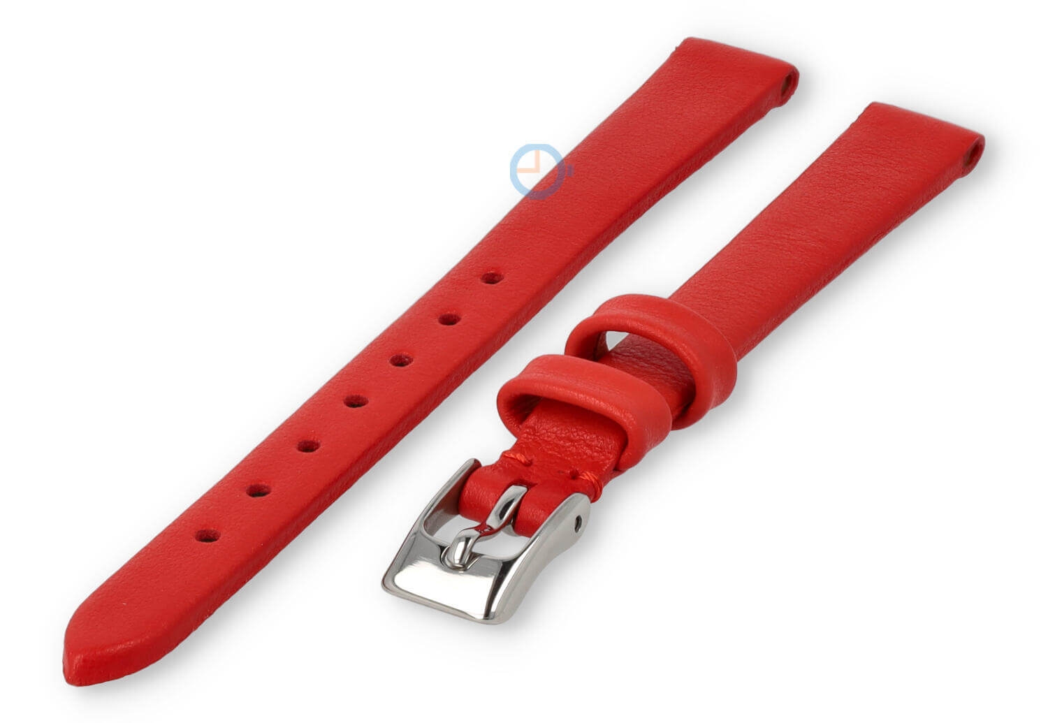 Nahtloses und glattes Uhrenarmband 8mm - Rot