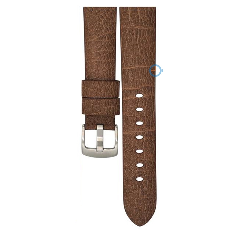 Veganes Uhrenarmband aus Apfelfaser:22mm Dunkelbraun