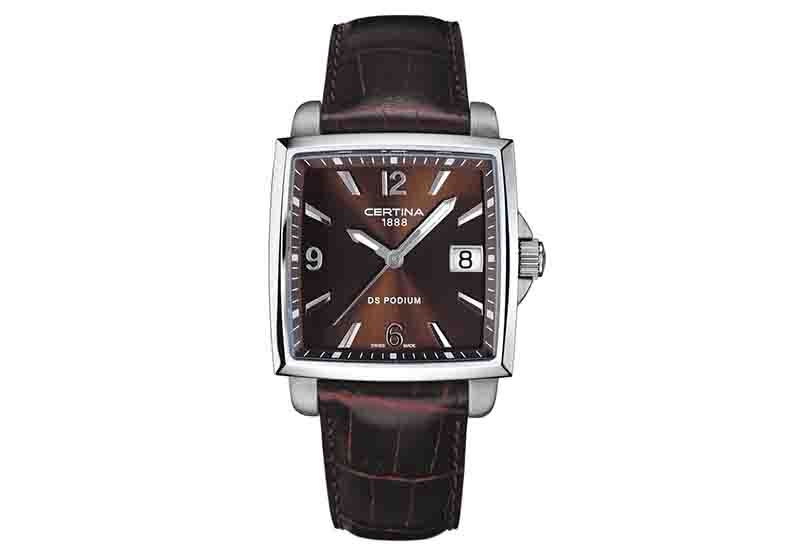 Certina Band C0013101629700A 19/16mm XL braun Leder ohne Schließe