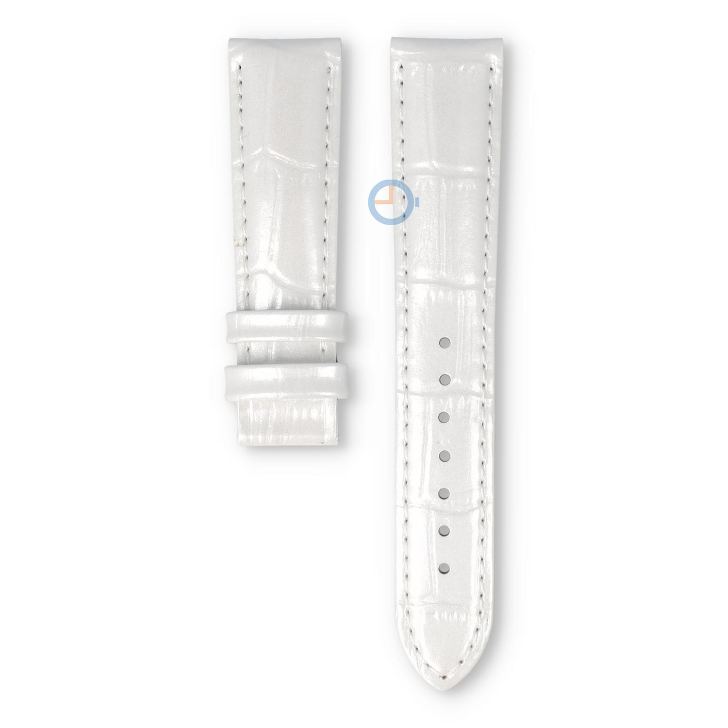 Certina Band C0218106603700A 18/16mm weiß Leder