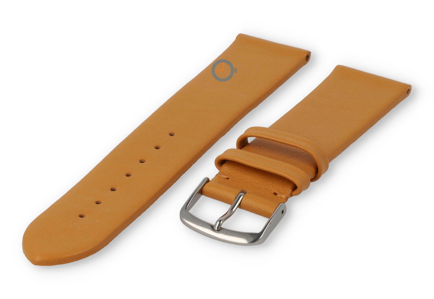 Nahtloses und glattes Uhrenarmband 22mm - natur