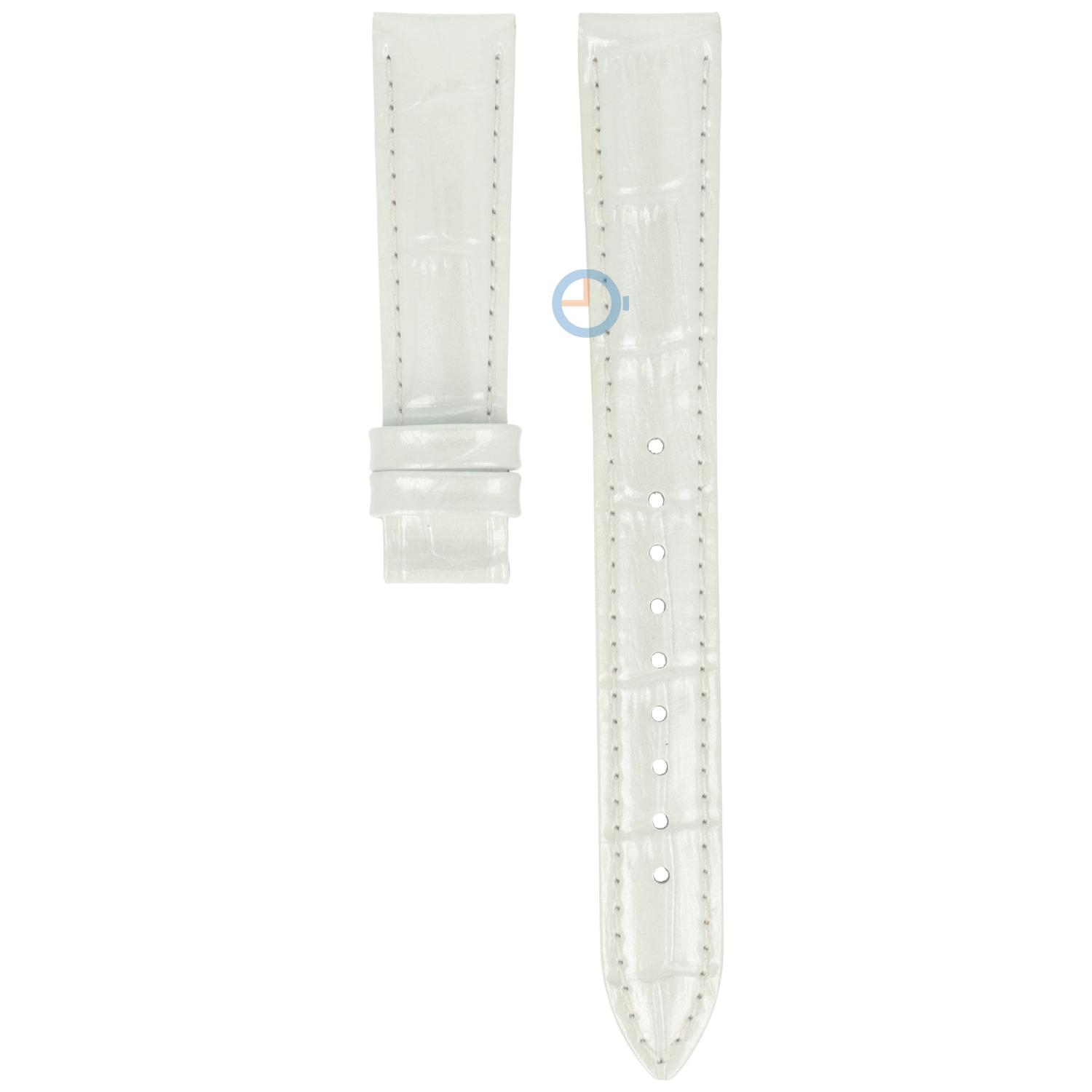 Tissot Uhrenarmband T0552171603200 weiß Leder