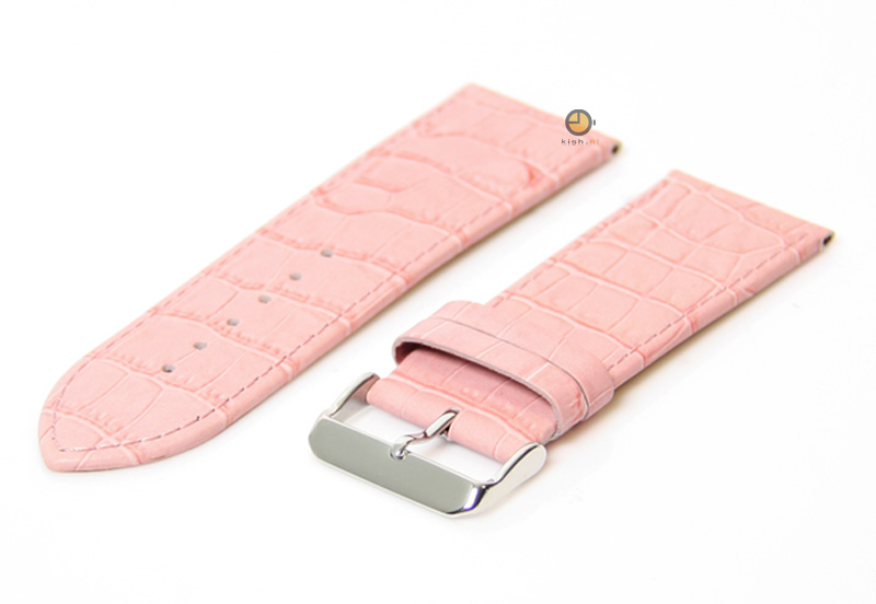 Uhrenarmband 30mm Rosa Leder