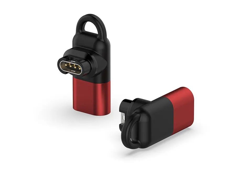 Mini oplaad adapter iOS voor Garmin - Rood