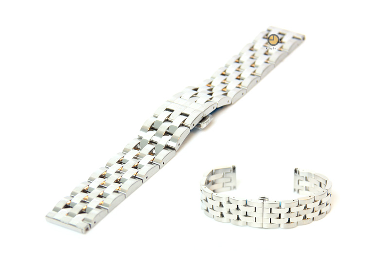 Uhrenarmband 18mm Silber Stahl BRT