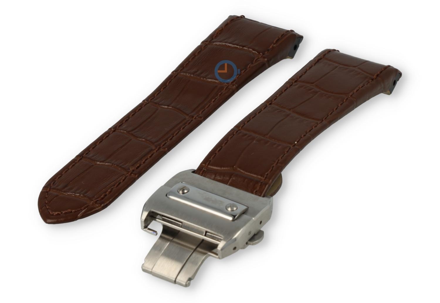 Universal Cartier Santos 23mm Band - braun