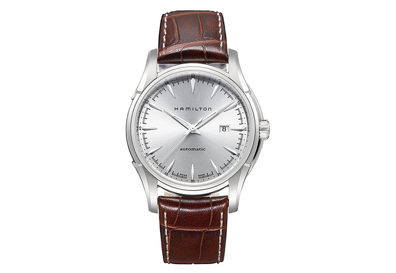 Hamilton horlogeband H32715551 - bruin leer