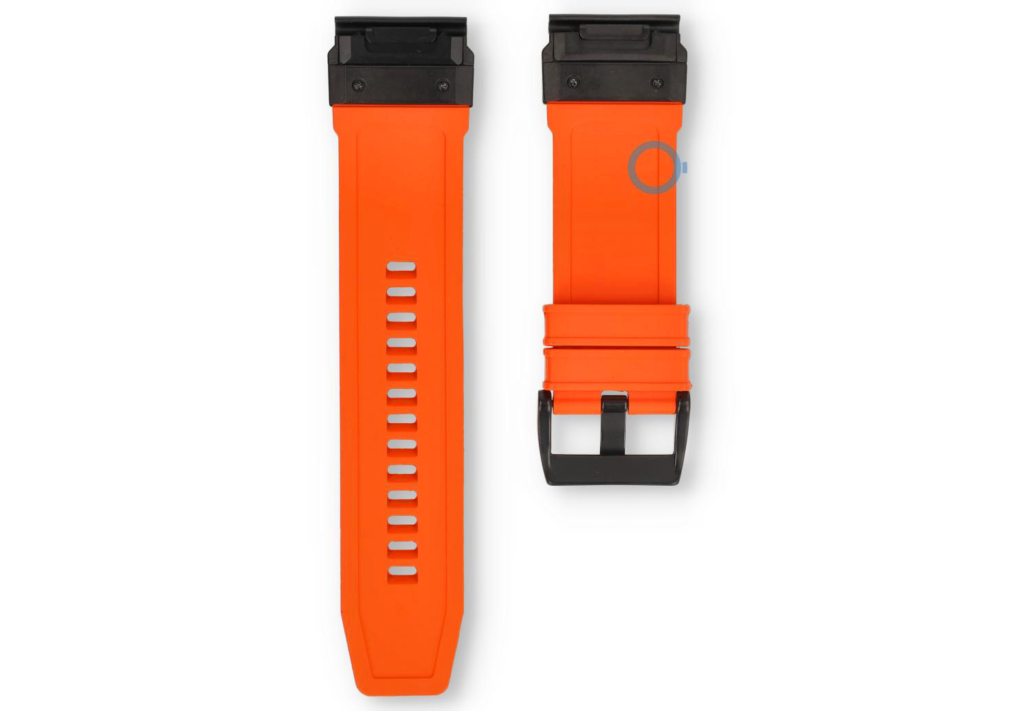 Garmin Fenix 26mm band - FKM-rubber - bright orange
