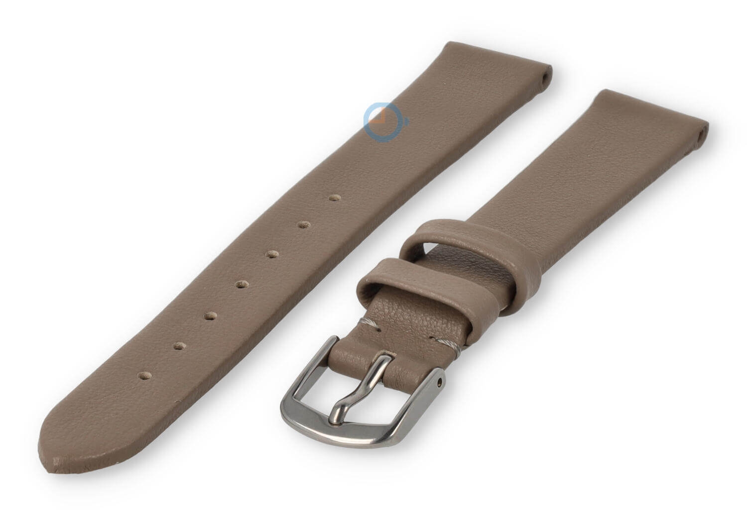Nahtloses und glattes Uhrenarmband 14mm - hellgrau