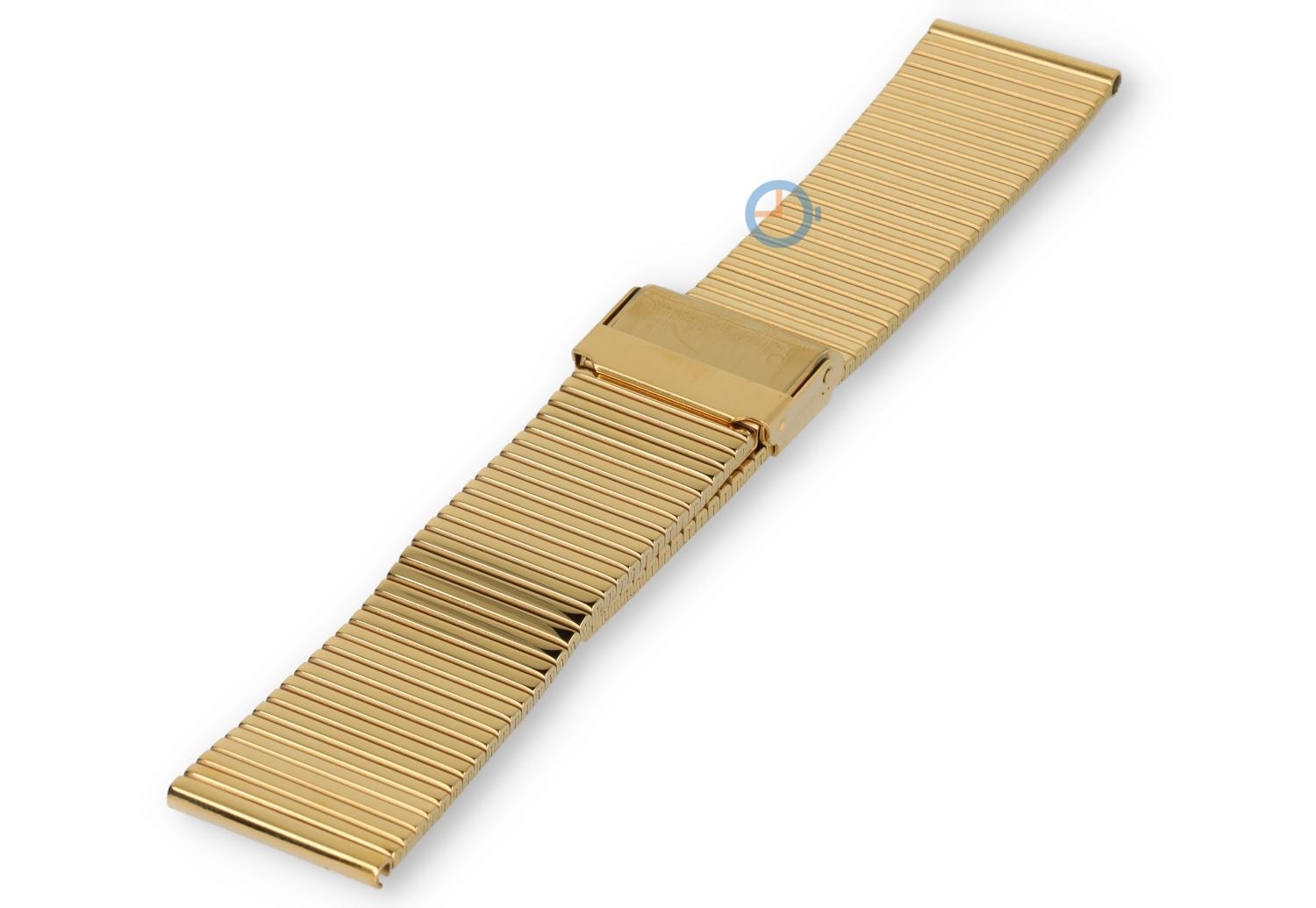 Klassisches Stahl Band - 22mm - geelgoldfarbig