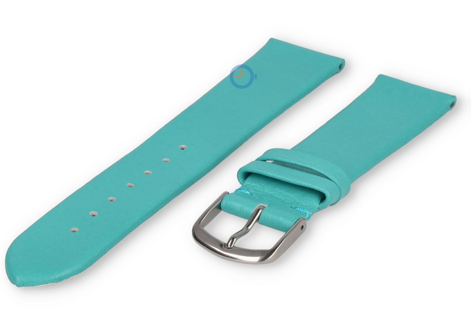 Nahtloses und glattes Uhrenarmband 20mm - Turchese